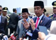 Presiden Joko Widodo Saksikan Defile Pasukan dan Pawai Alutsista TNI