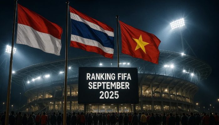 Ranking FIFA September 2025: Indonesia Turun, Thailand Tetap Unggul