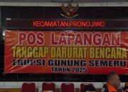 PTPP Proyek Tol Prosiwangi Salurkan Bantuan Kemanusiaan untuk Korban Erupsi Semeru di Lumajang Petang ini