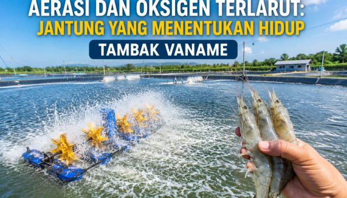 Aerasi dan Oksigen Terlarut: Jantung yang Menentukan Hidup Tambak Vaname